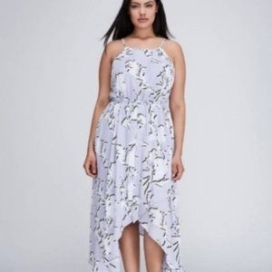Lane Bryant Lavender Floral Maxi Dress